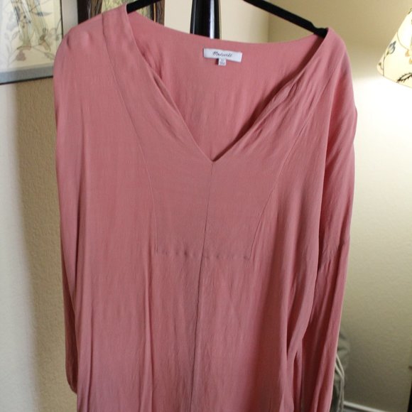 Madewell Three Quarter Sleeve Dress Du Jour - Picture 8 of 10